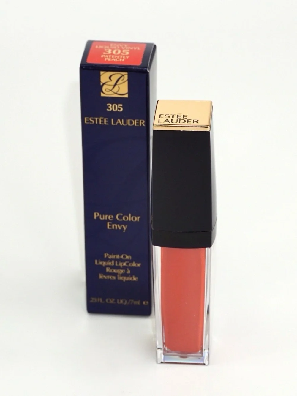 Estée Lauder Pure Color Envy Liquid Vinyl Lipcolor in 305 Patently Peach.